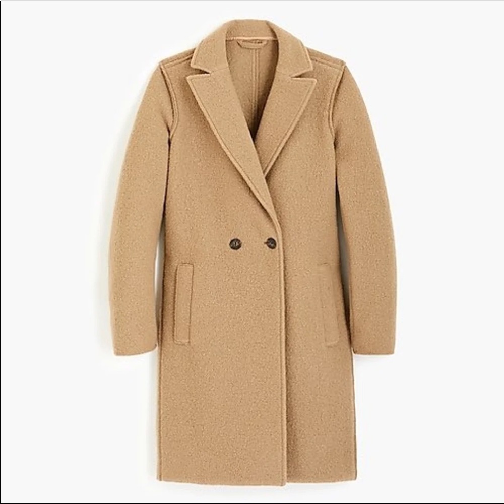 J. Crew Daphne Italian Boiled Wool Coat